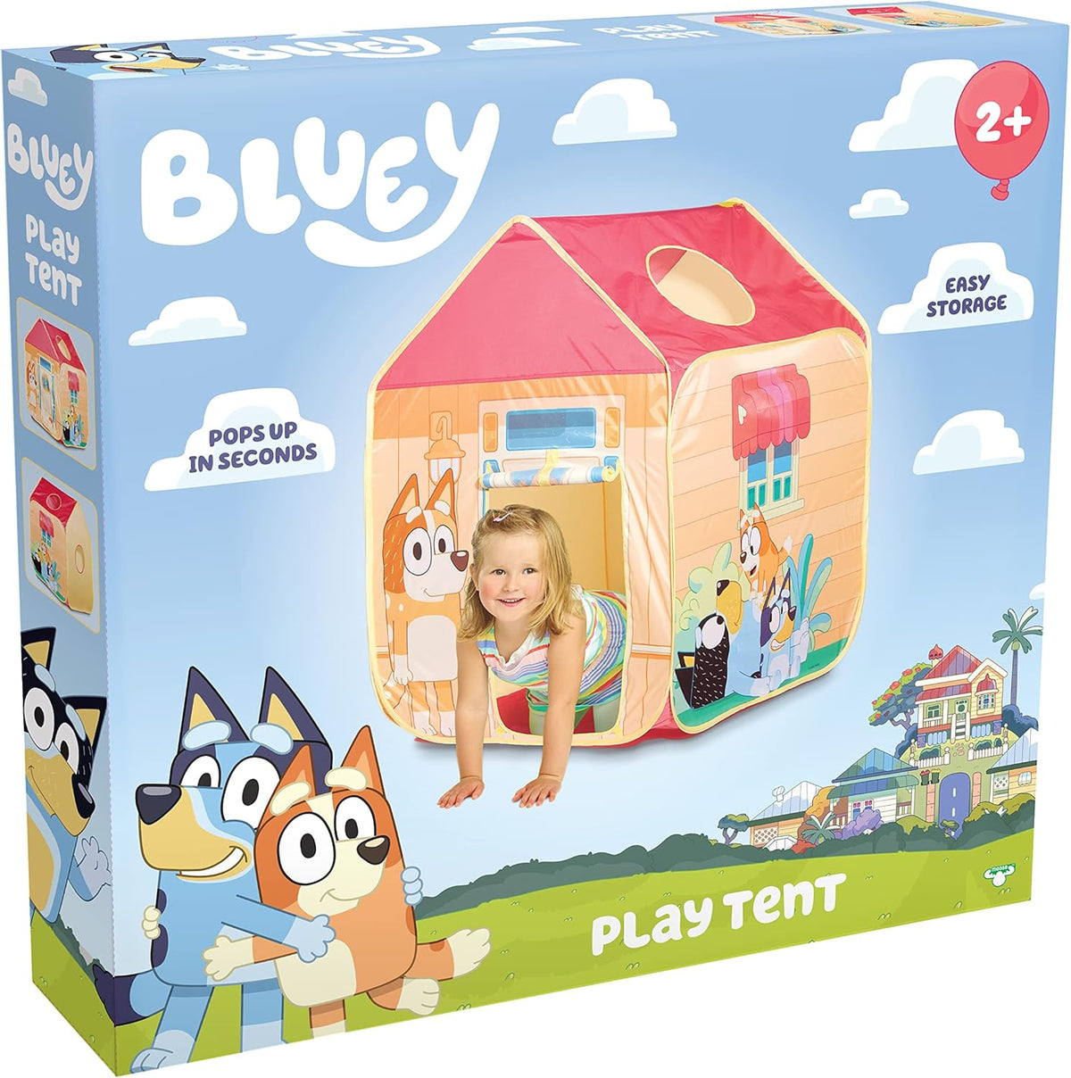 Bluey Pop Up Leikkiteltta (102 x 72 x72 cm)