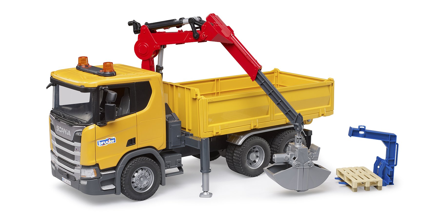 Bruder 03551 Skania Super 560R Kuorma-Auto Lastausnosturilla