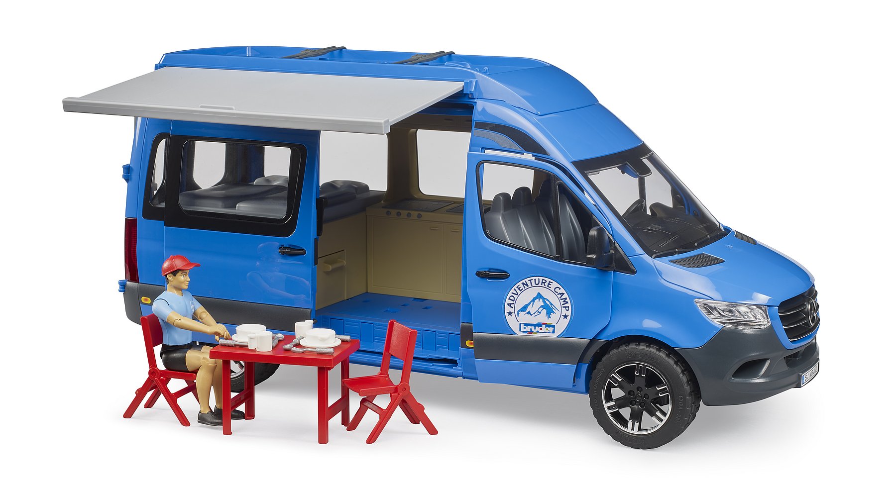 Bruder 2684 MB Sprinter Asuntoauto Camper ja Hahmo