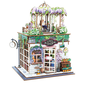Buki Diorama 3D Kukkakauppa Pienoismalli 243 Osaa