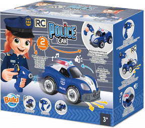 Buki Radio-Ohjattava 2 in 1 Rakennettava Poliisiauto