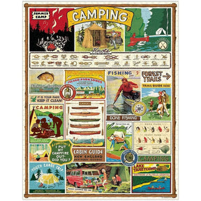 Cavallini & Co. Vintage Puzzle 1000 Palaa Camping