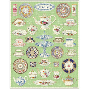 Cavallini & Co. Vintage Puzzle 1000 Palaa Tea Time