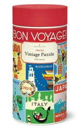 Cavallini & Co. Vintage Puzzle 1000 Palaa Travel