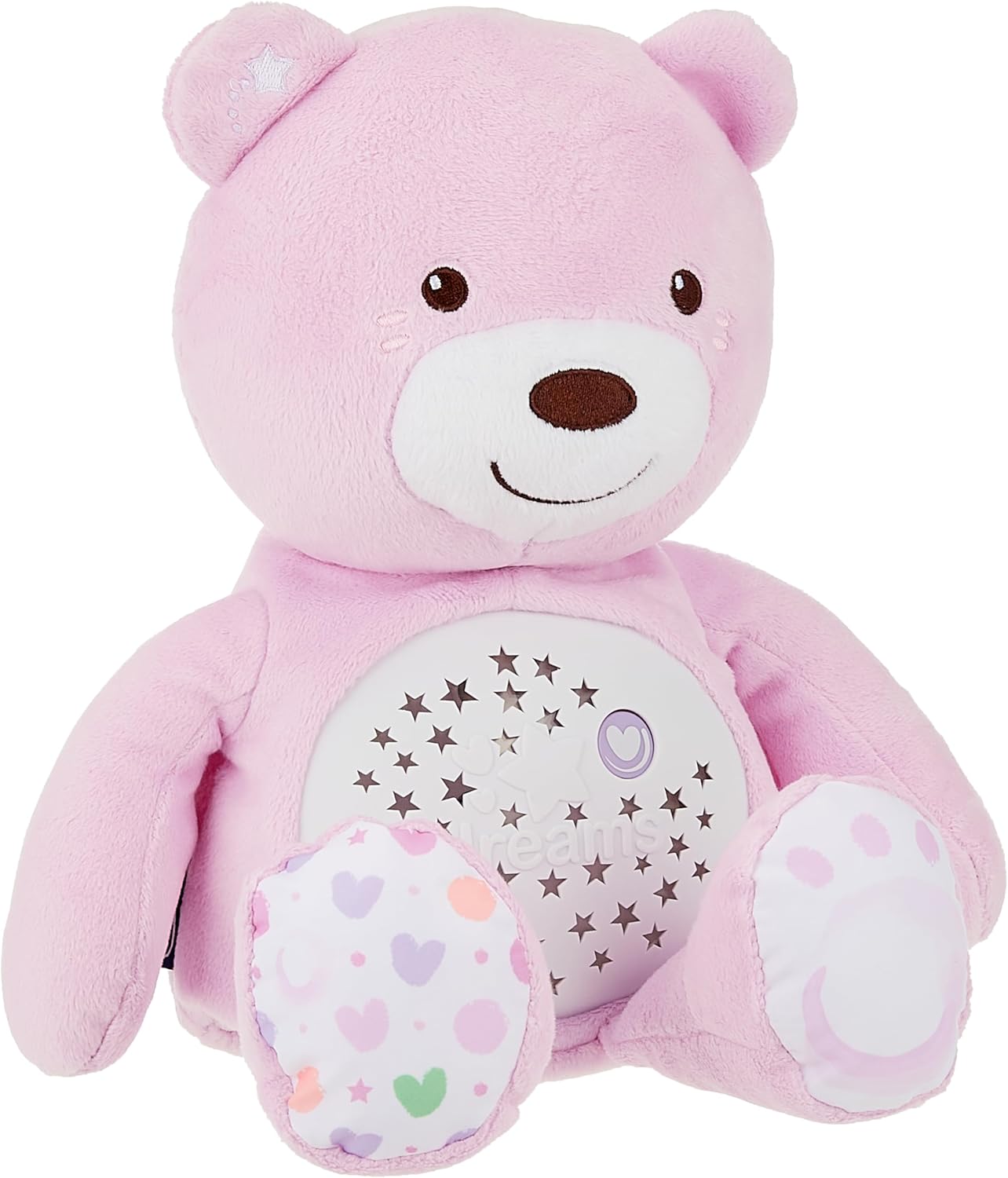 Chicco Baby Bear Nalle Yövalo Vaaleanpunainen