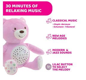 Chicco Baby Bear Nalle Yövalo Vaaleanpunainen