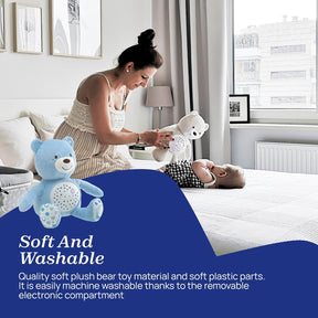 Chicco Baby Bear Nalle Yövalo Vaaleansininen