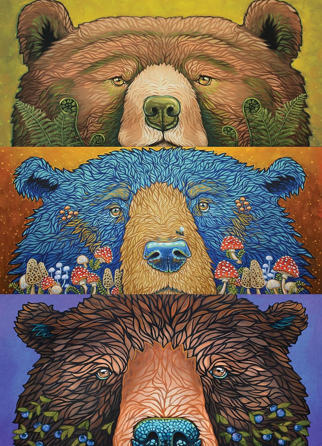 Cobble Hill 500 Palan Palapeli XXL Bear Eyes