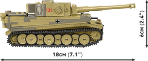 Cobi 2734 Panzer VI Tiger I no131 Koottava Panssarivaunu 442 Osaa