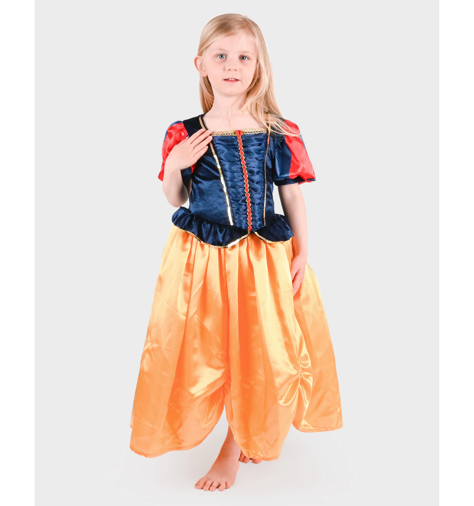 Den Goda Fen Prinsessamekko "Lumikki" 104cm (3-4v)