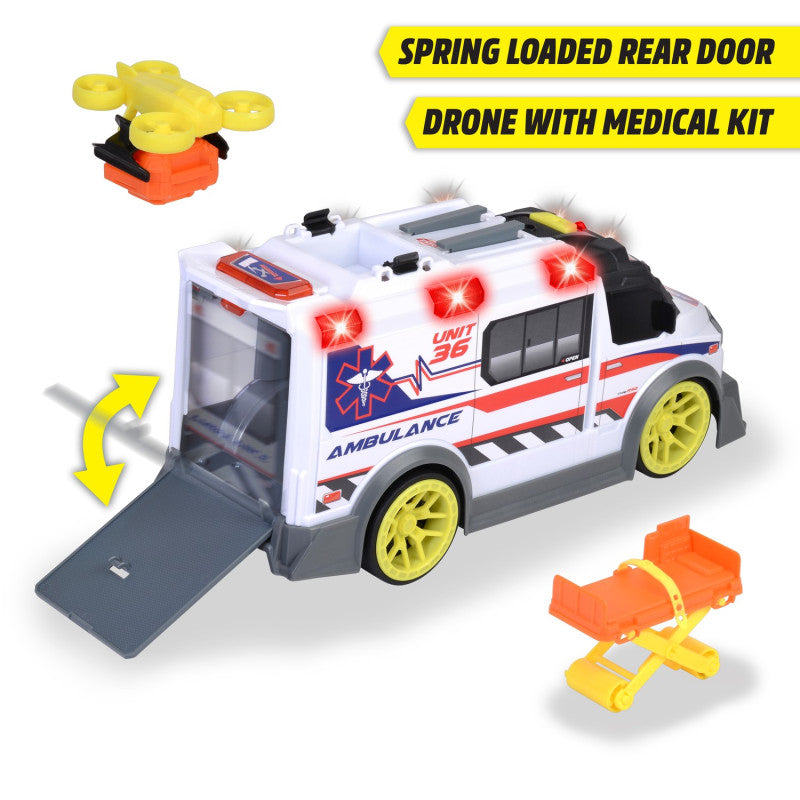 Dickie Toys Ambulanssi Valolla ja Äänellä 35cm