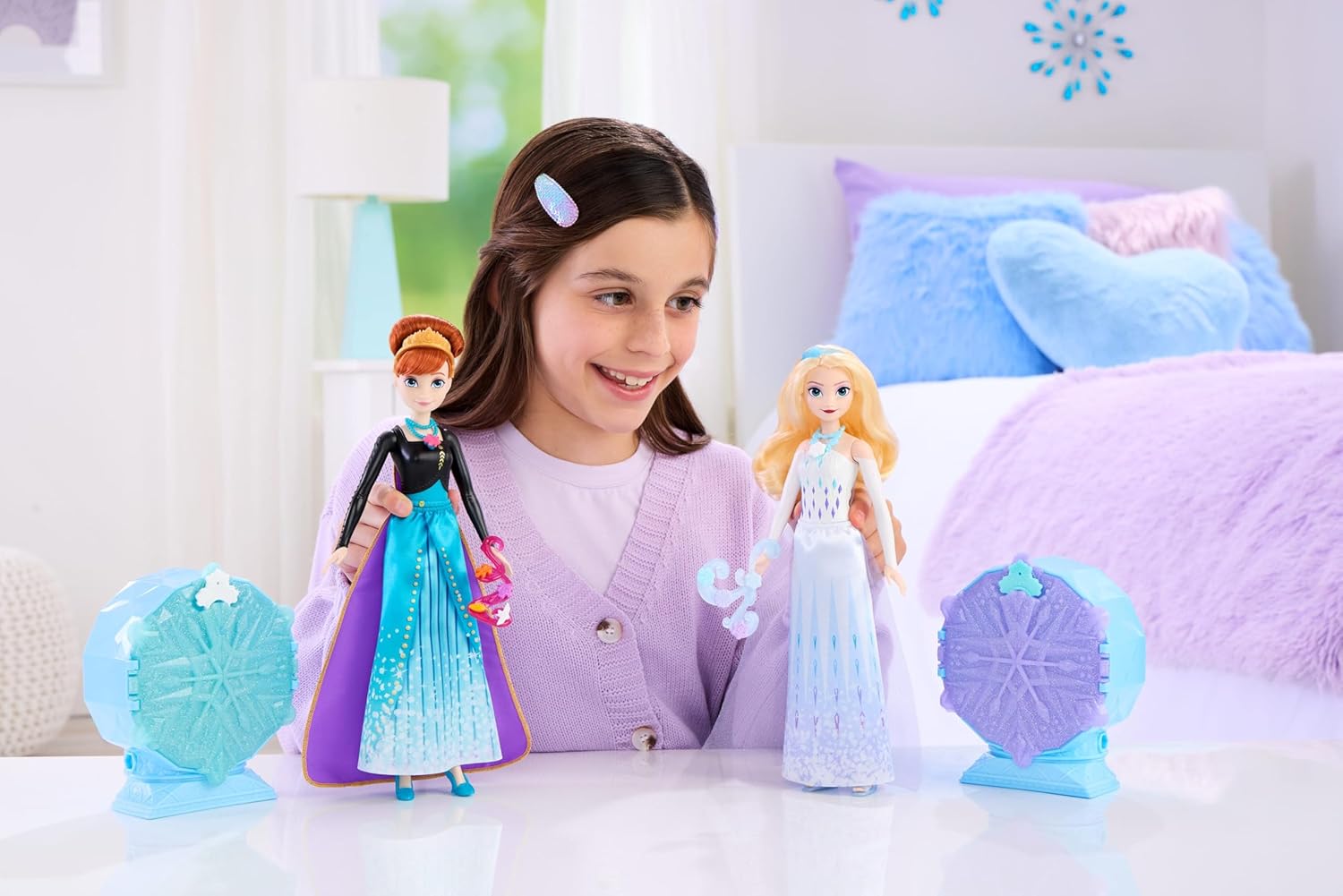 Disney Frozen Elsa Nukke Jewel Reveal Yllätysleikkisetti