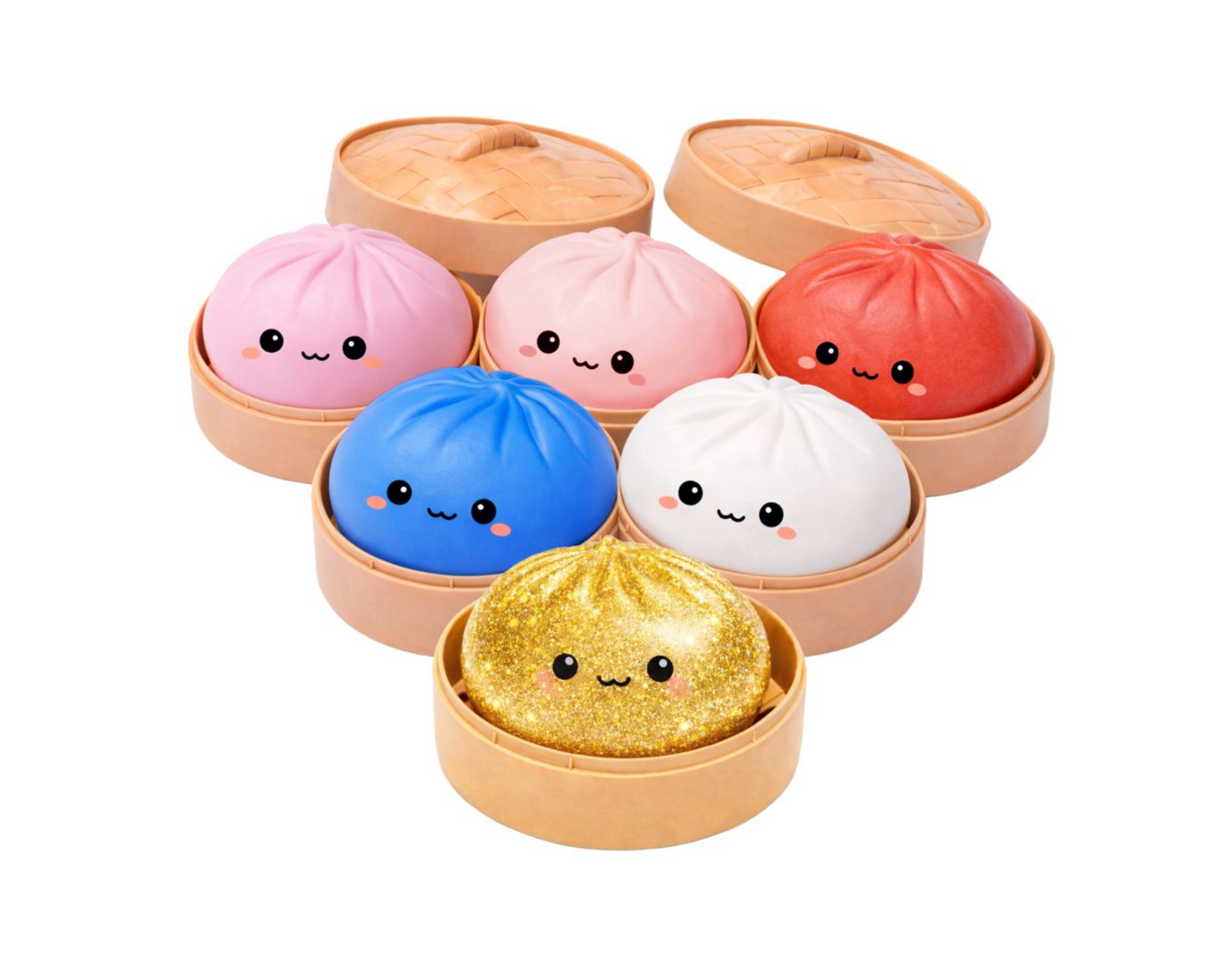 Dumpling Puristeltava 8,5cm Yksivärinen Yllätyspakkaus