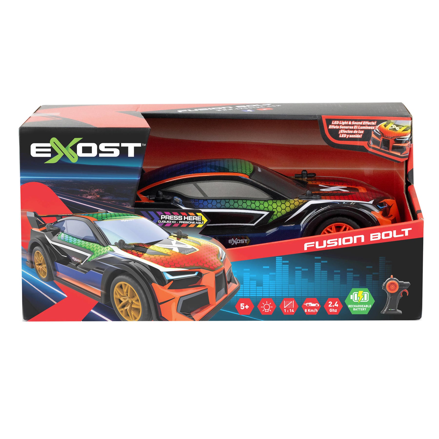 Exost Fusion Bolt Radio-Ohjattava Auto
