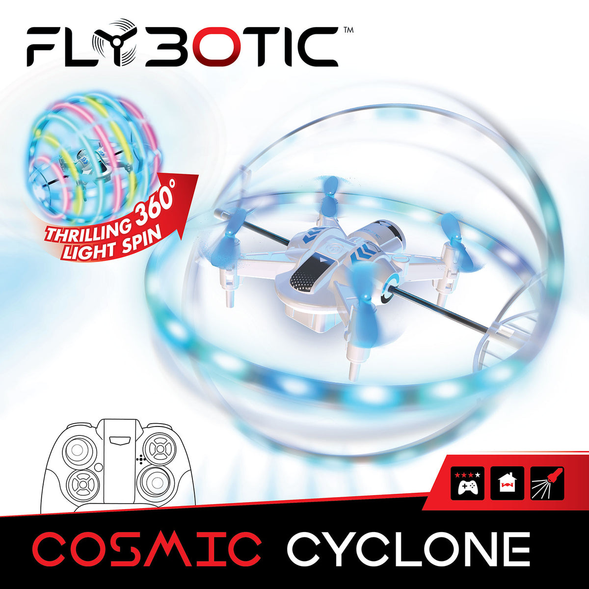 Exost Silverlit Cosmic Cyclone Radio-Ohjattava Drone