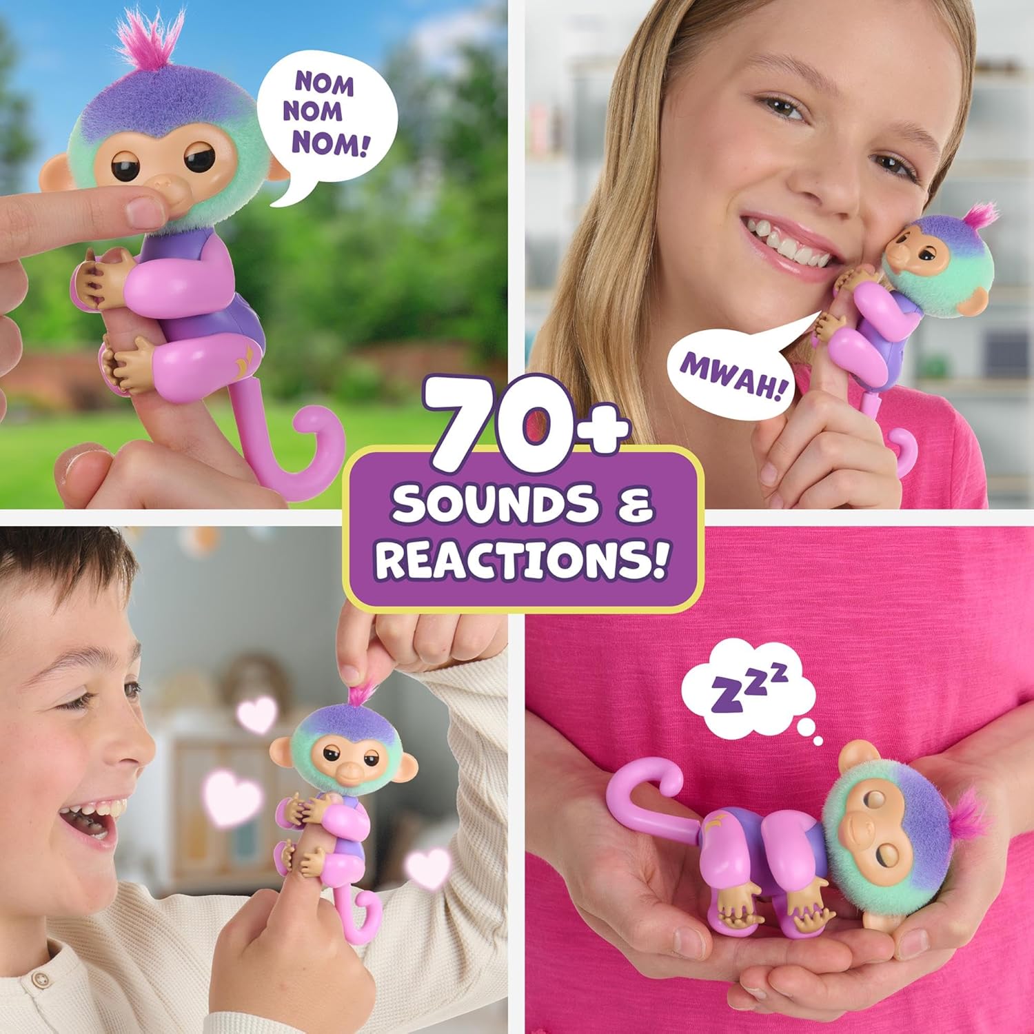 Fingerlings Apina Monivärinen Magic Moods