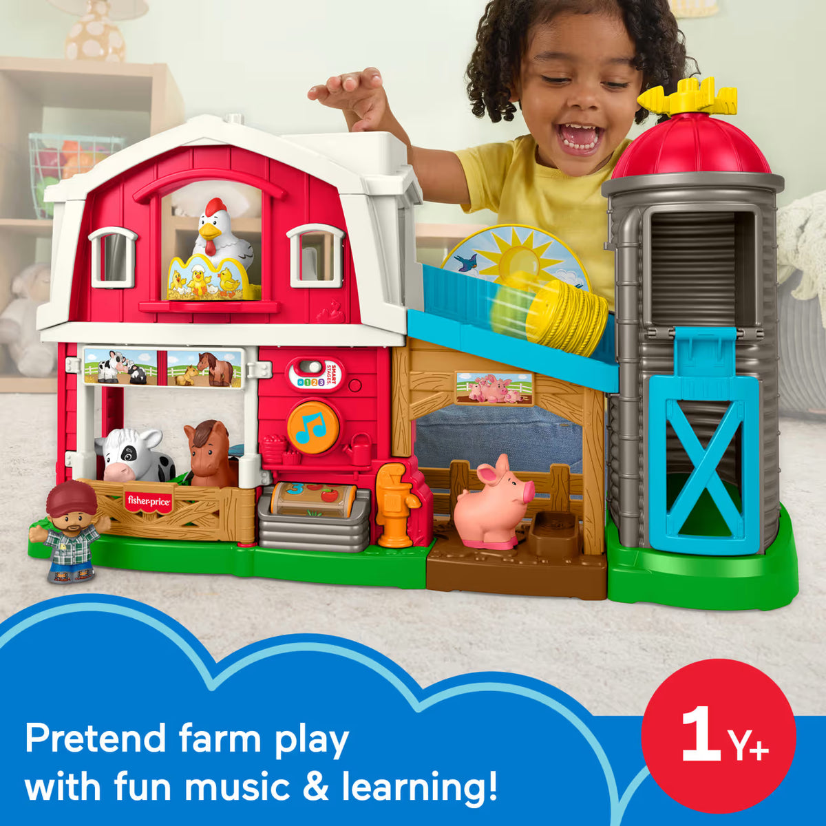 Fisher-Price Little People Maatila Äänillä ja Valoilla