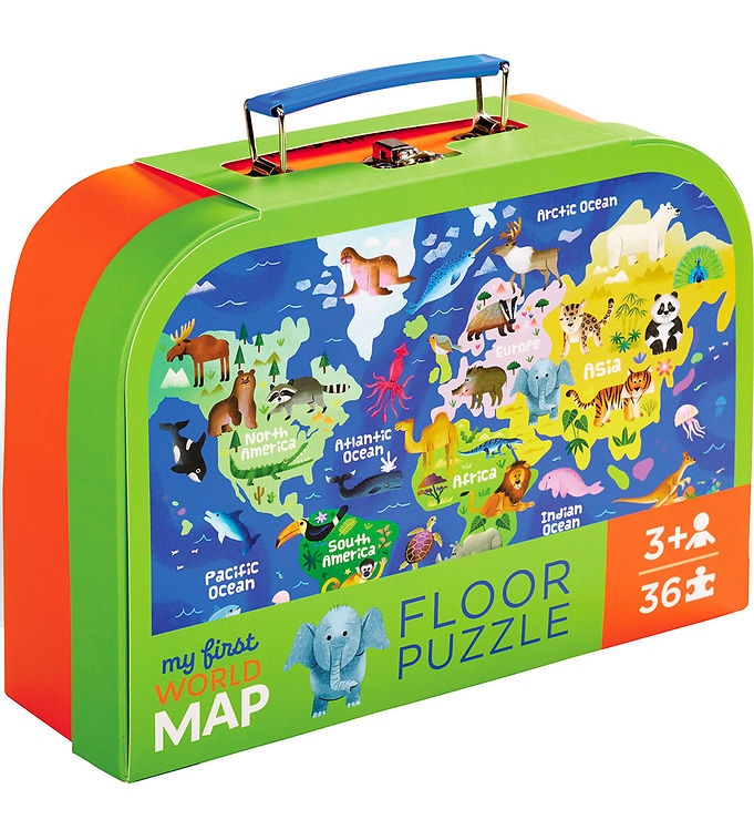 Crocodile Creek My First World Map Lattiapalapeli 36 Palaa
