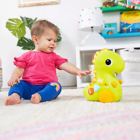 Bright Starts Go Go Dino Ryömimislelu/Rullaava Dino Äänellä ja Valolla (Englanti)