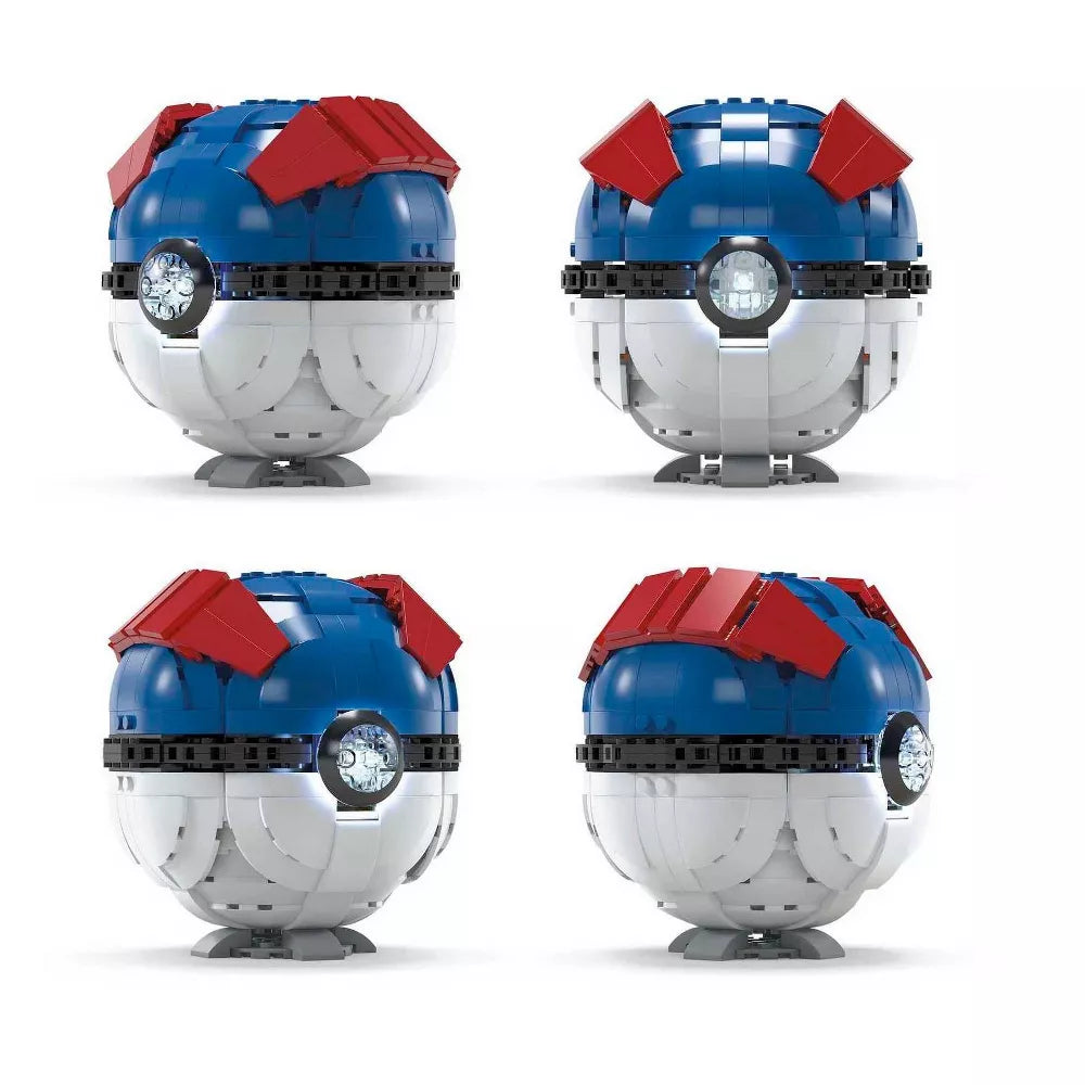 Mega Construx Jumbo Rakennettava Pokemonpallo 299 Osaa