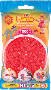 Hama Helmet Midi 1000 kpl Punainen Neon 207-35