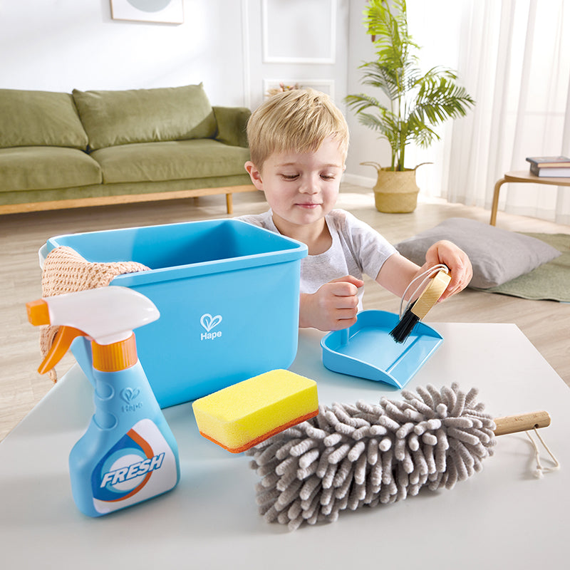Hape Lasten Siivousämpäri ja -Välineet