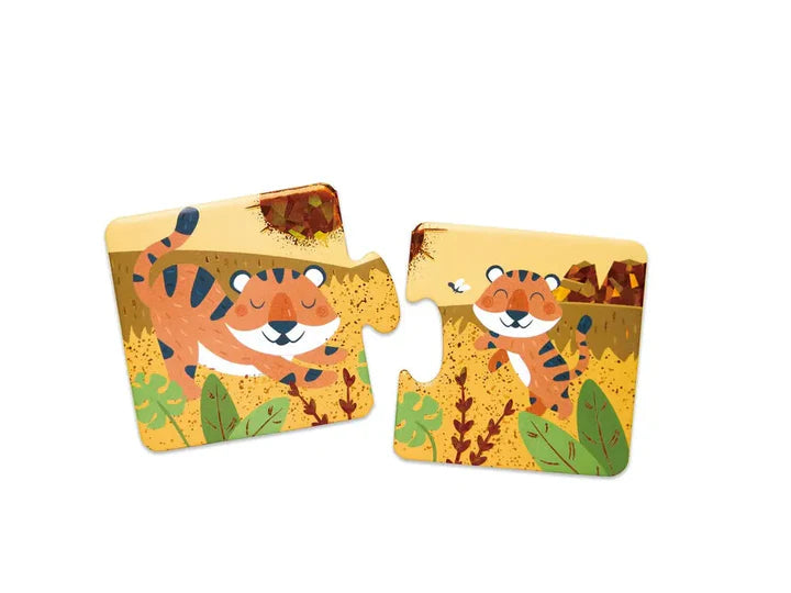 Hape Palapeli Eläimet Poikasineen