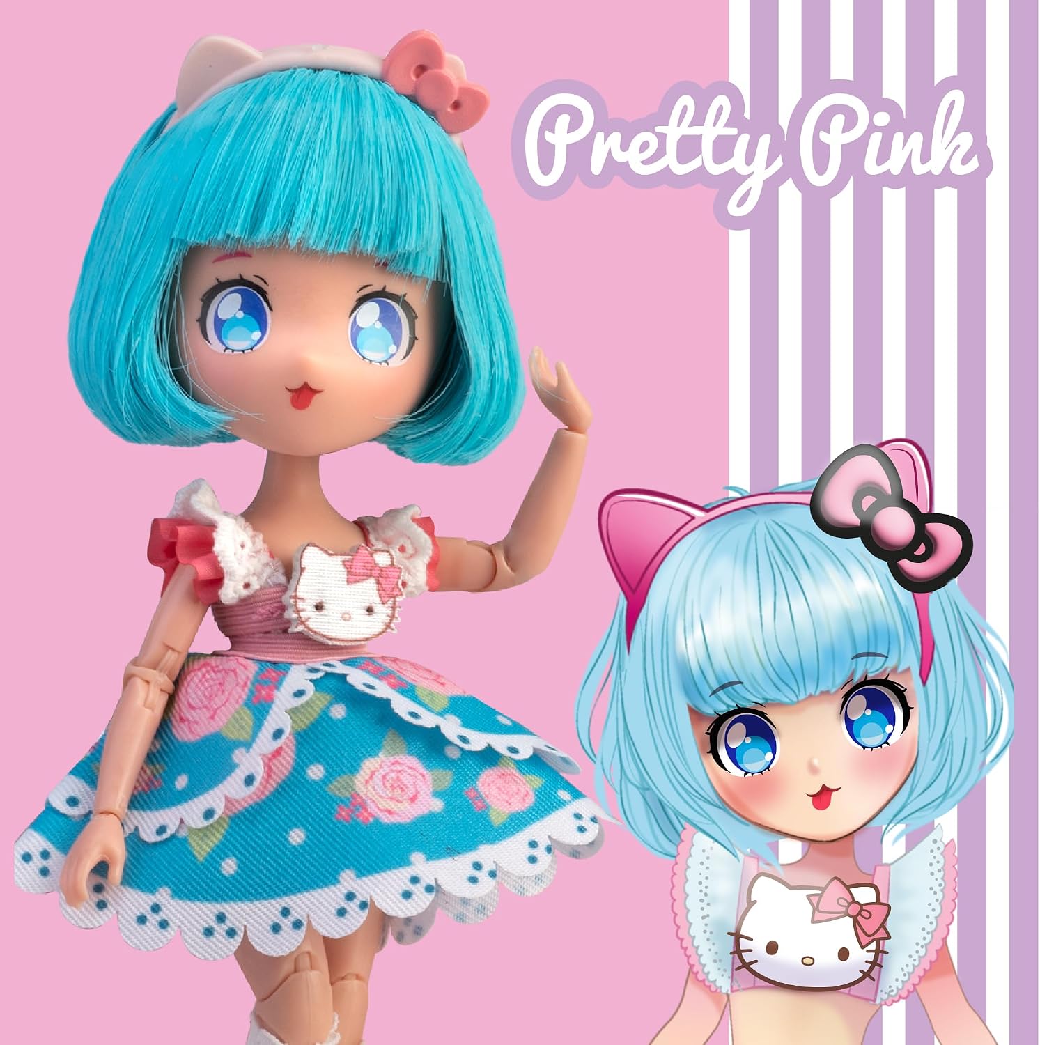 Hello Kitty Manga Nukke Pretty Pink