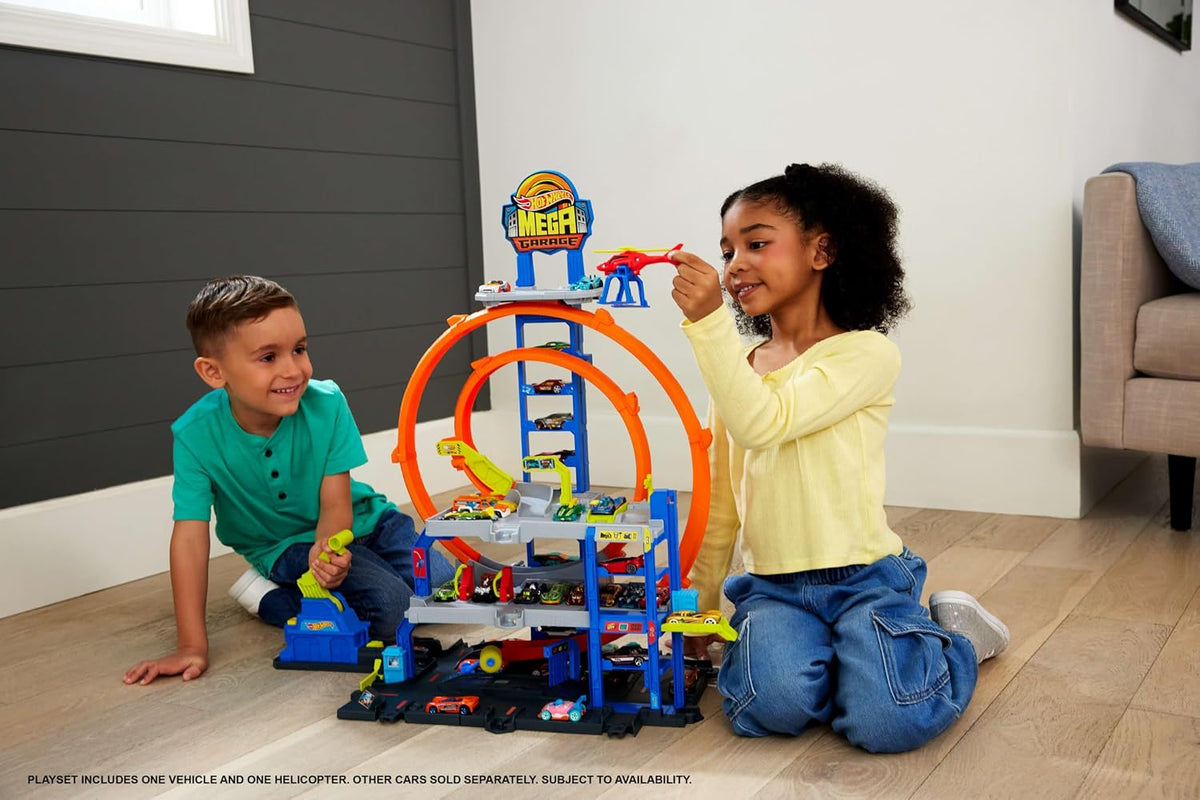 Hot Wheels City Mega Garage Autorata/Parkkihalli