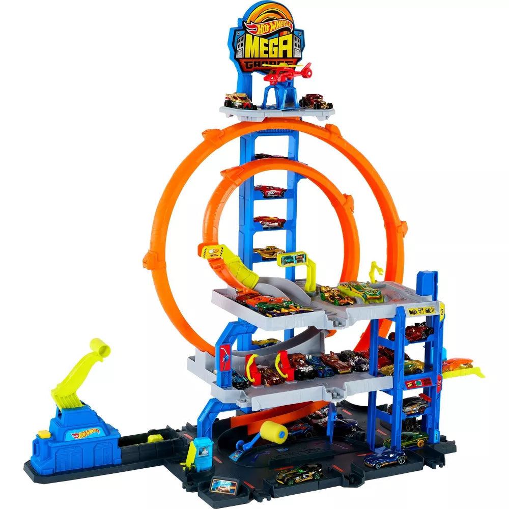 Hot Wheels City Mega Garage Autorata/Parkkihalli