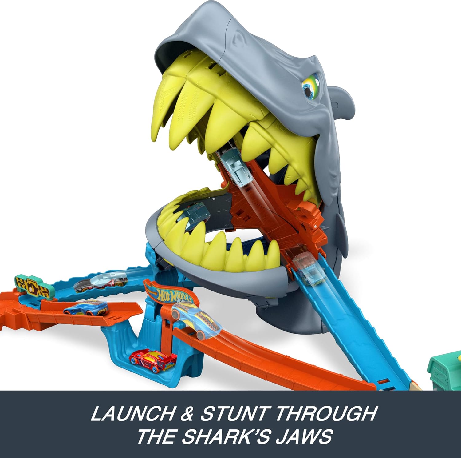 Hot Wheels City Shark Chomp Beach Autoratasetti