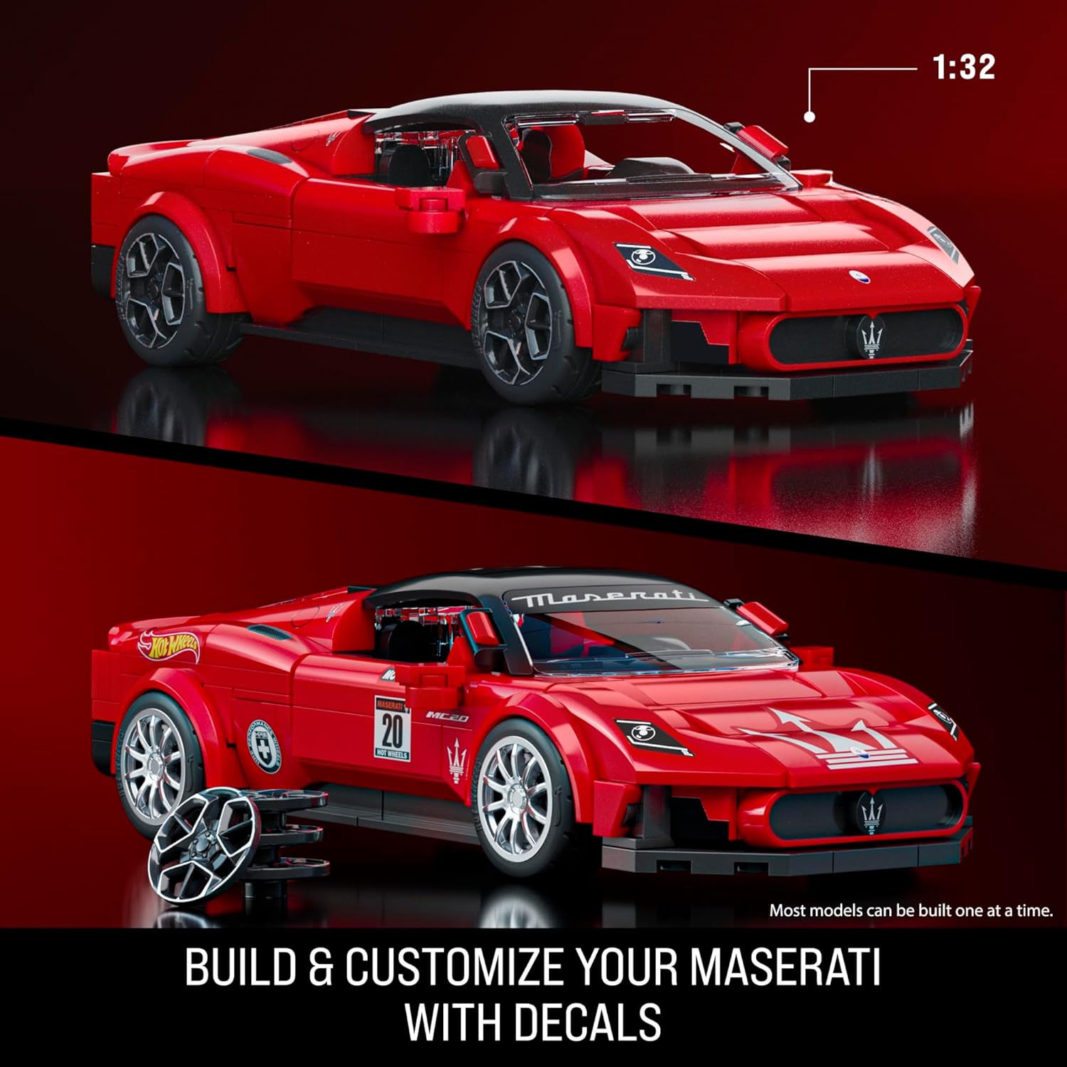 Hot Wheels Maserati Koottava Pienoismalli