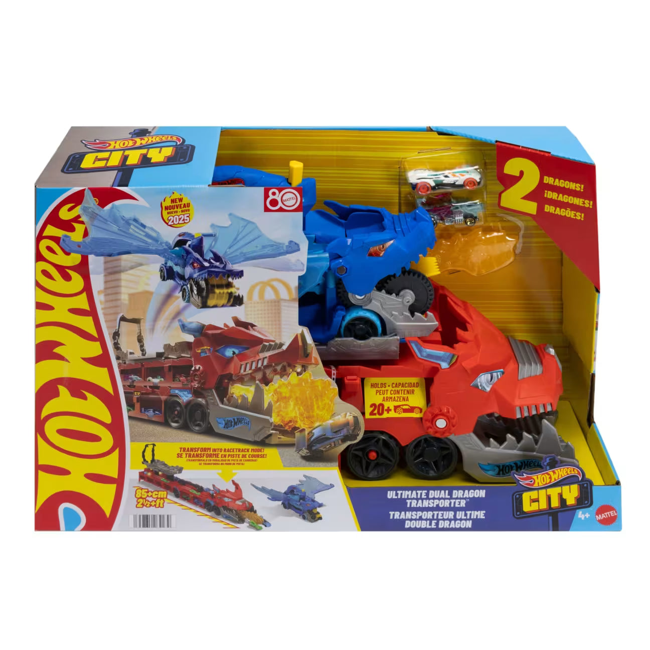 Hot Wheels Ultimate Dual Dragon Hauler Autonkuljetusauto 