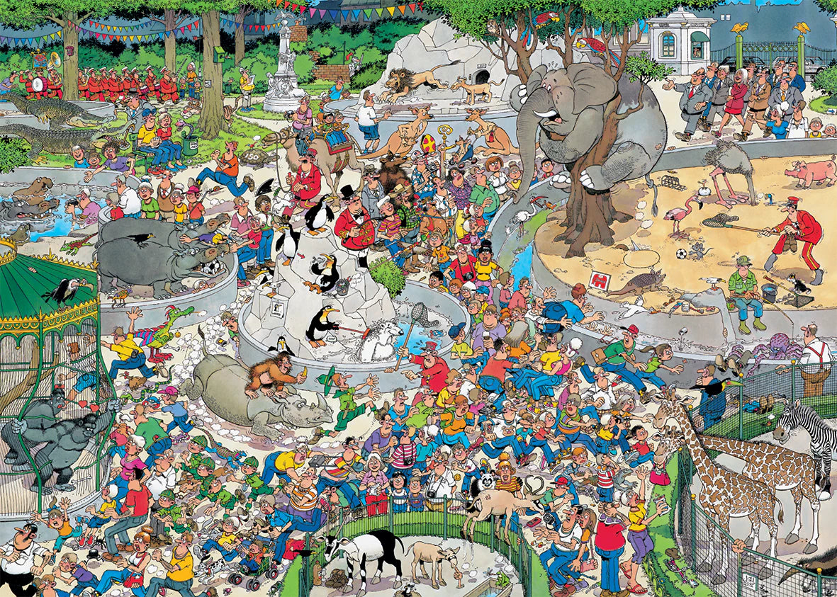 Jan Van Haasteren The Zoo Palapeli 500 XL Palaa