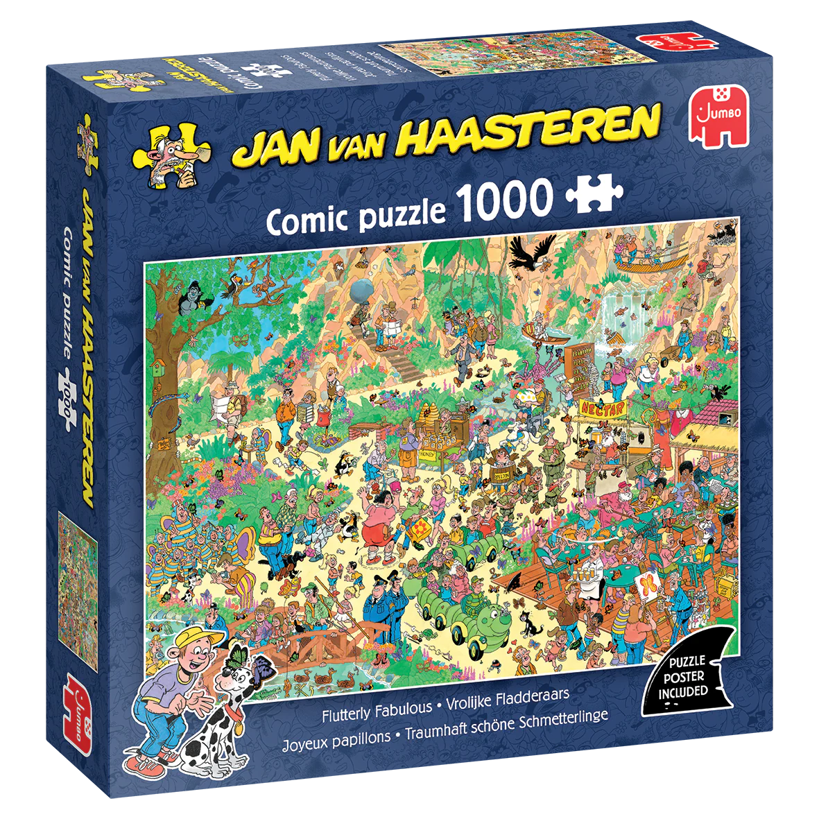 Jan van Haasteren Flutterly Fabulous 1000 Palan Palapeli