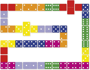 Janod Domino Peli Viidakkoteemalla 