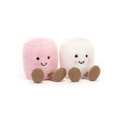 Jellycat Amuseables Pink & White Marshmallows Pehmolelu