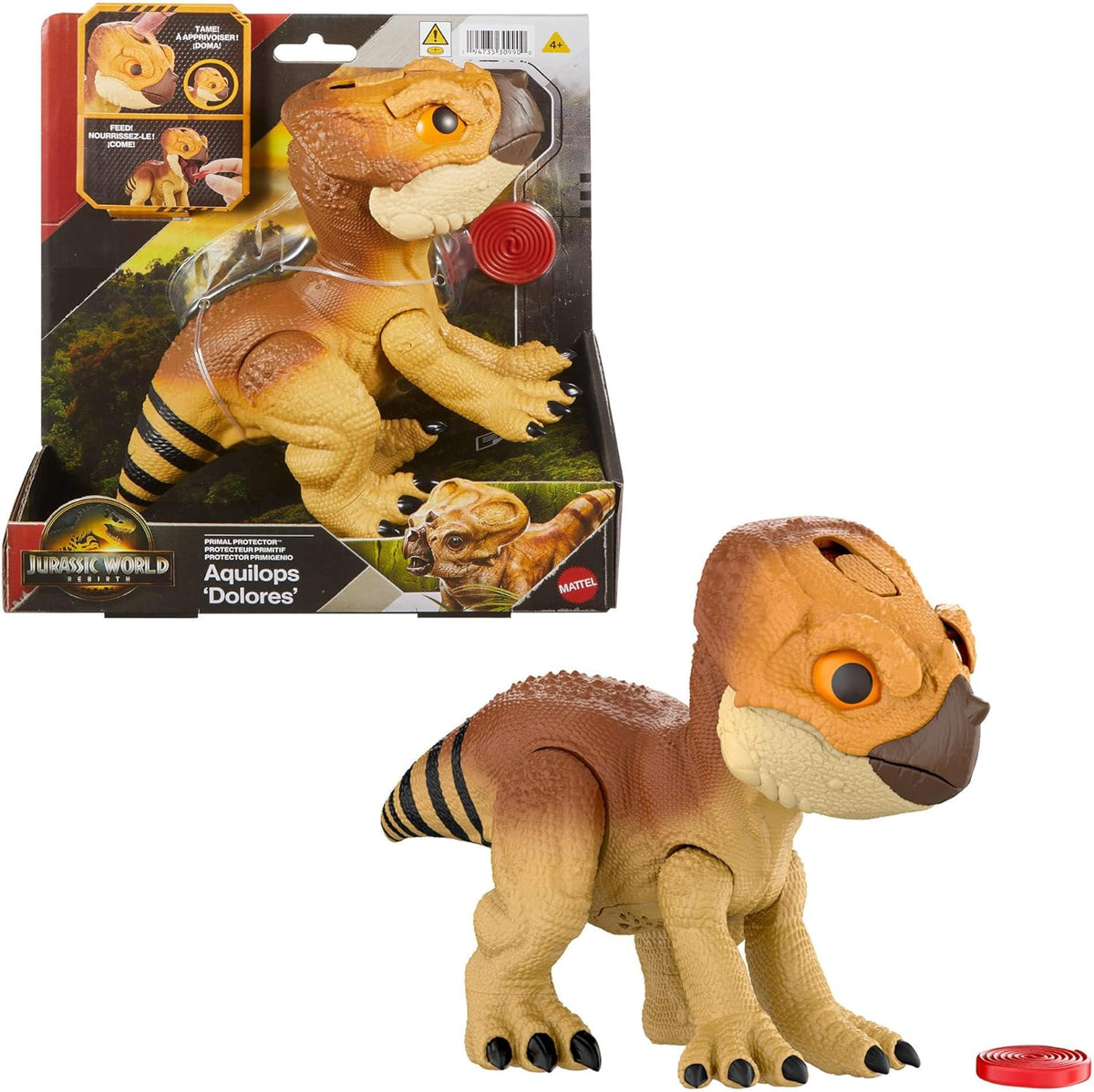 Jurassic World Interaktiivinen Aquilops Dinosaurus