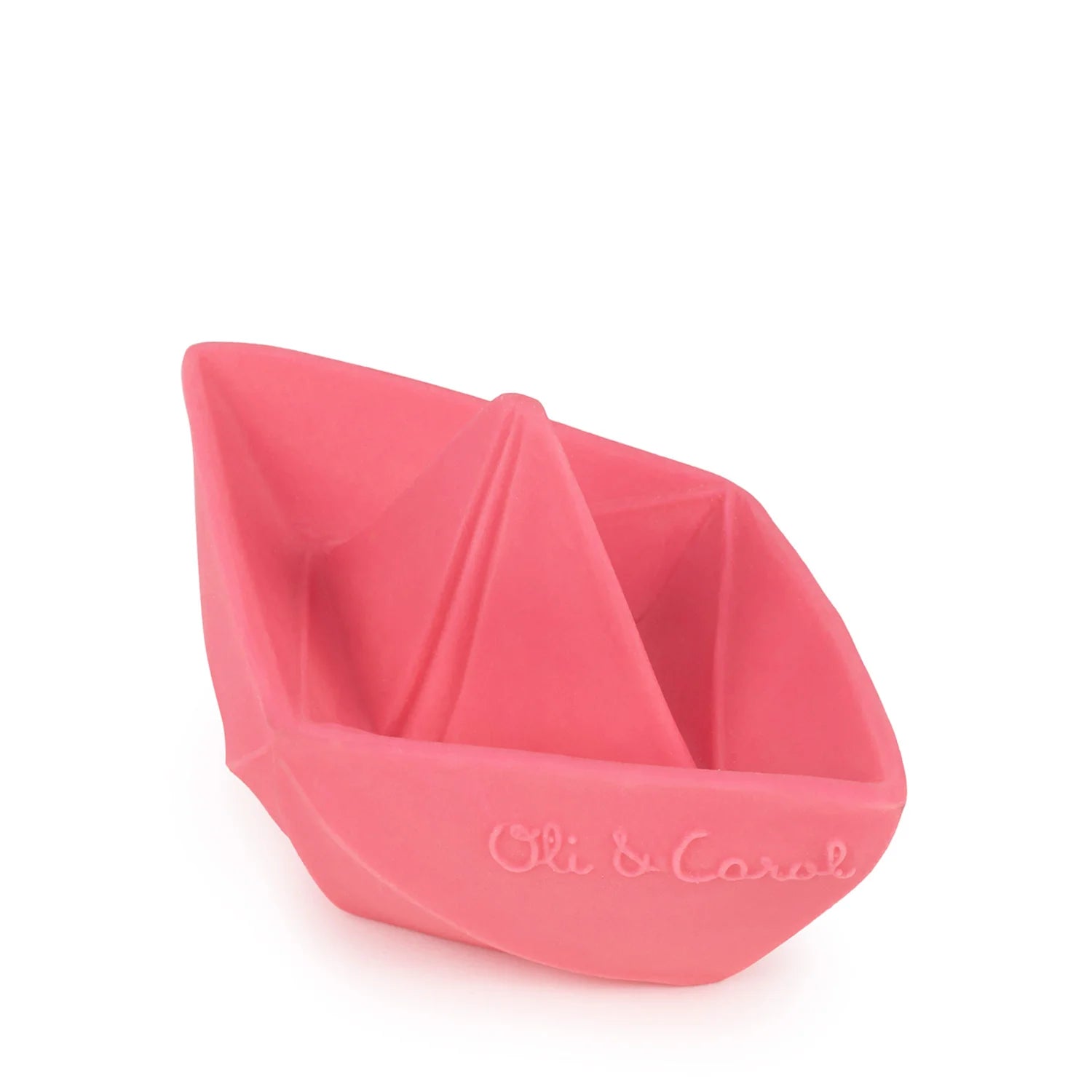 Oli & Carol Luonnonkumi Origami Kylpyvene Pinkki