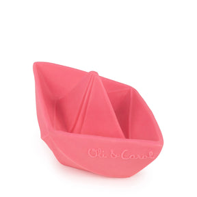 Oli & Carol Luonnonkumi Origami Kylpyvene Pinkki