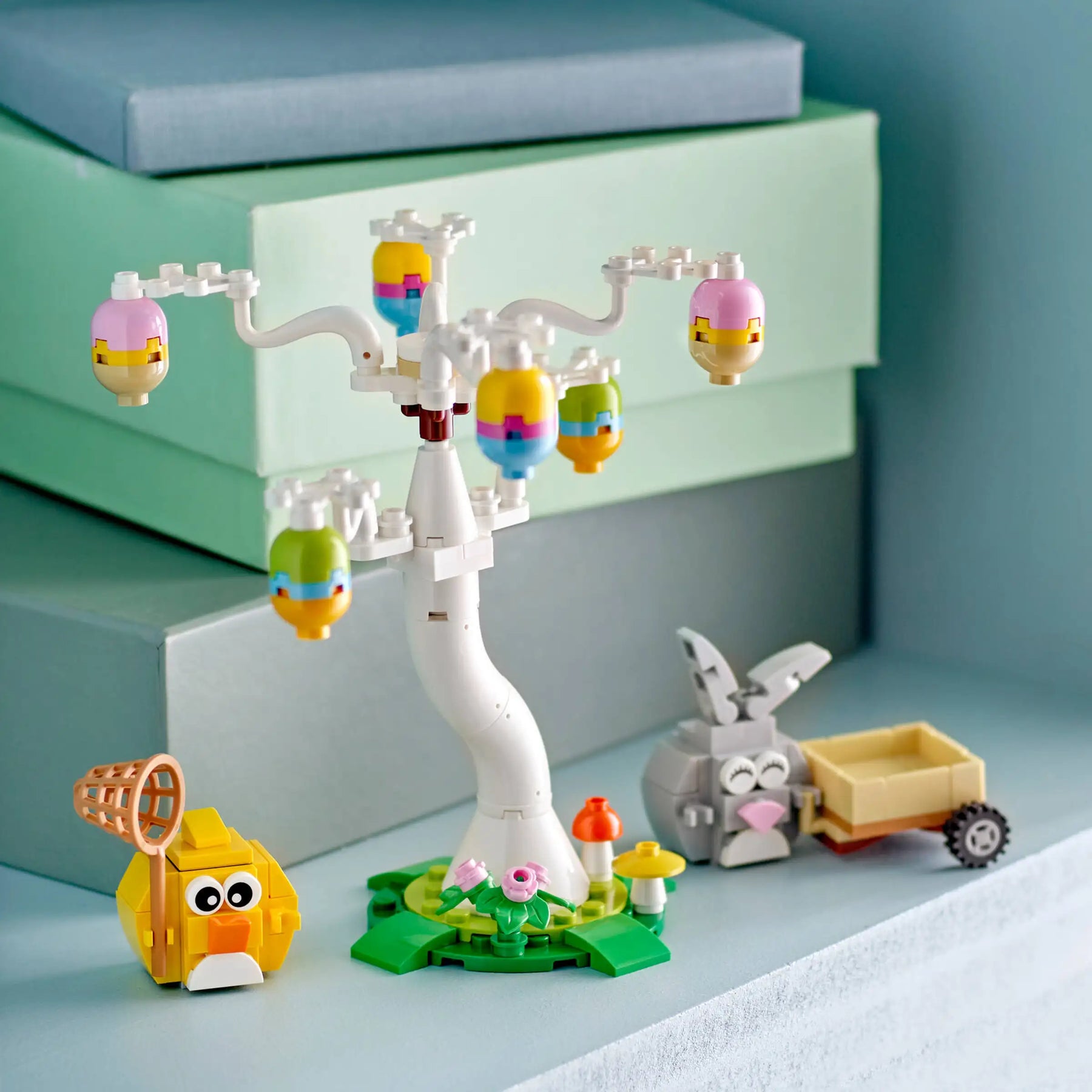 LEGO 40808 Pupu ja Tipu Pääsiäismunia Metsästämässä