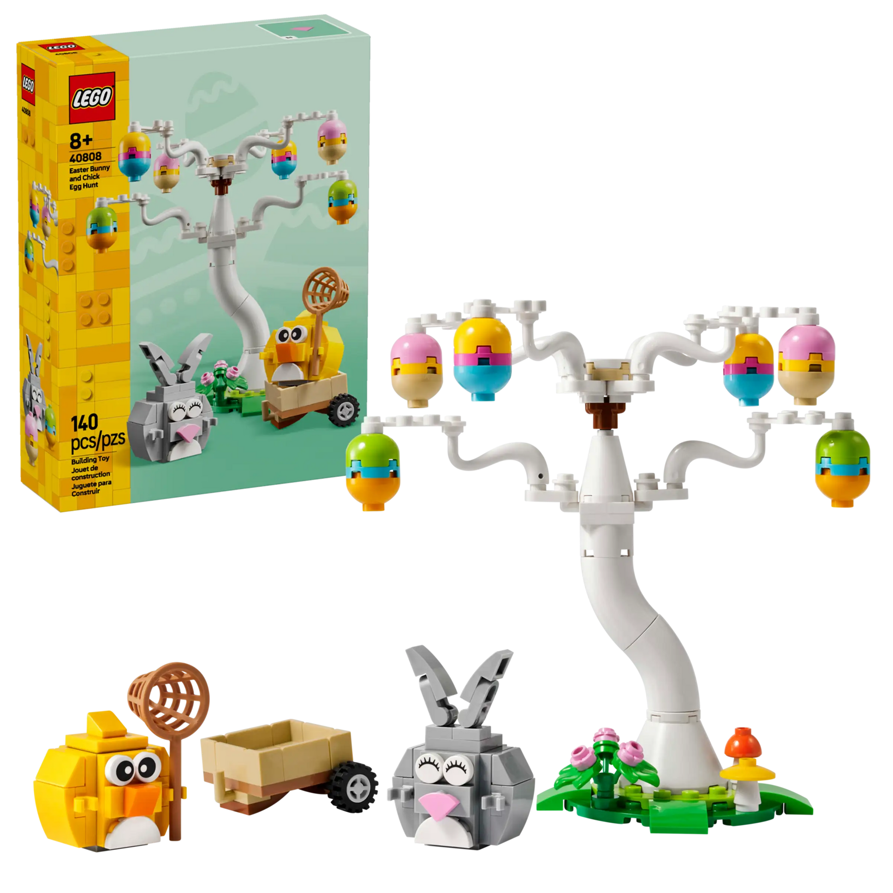 LEGO 40808 Pupu ja Tipu Pääsiäismunia Metsästämässä