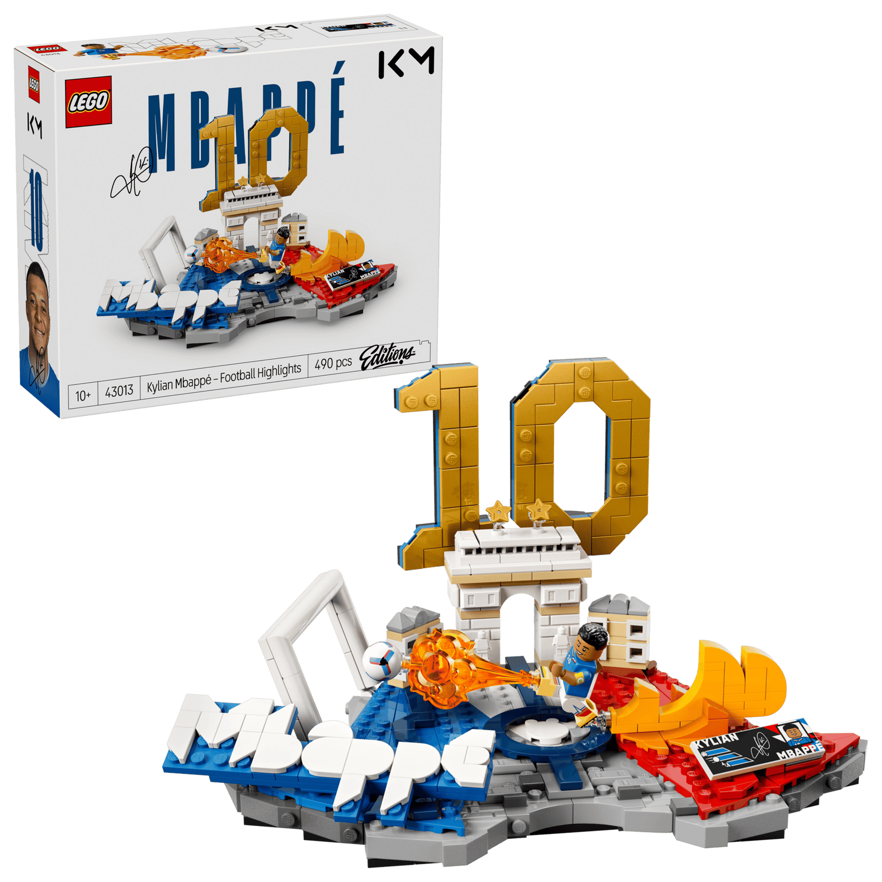 LEGO 43013 Kylian Mbappé – Jalkapallon Tähtihetket