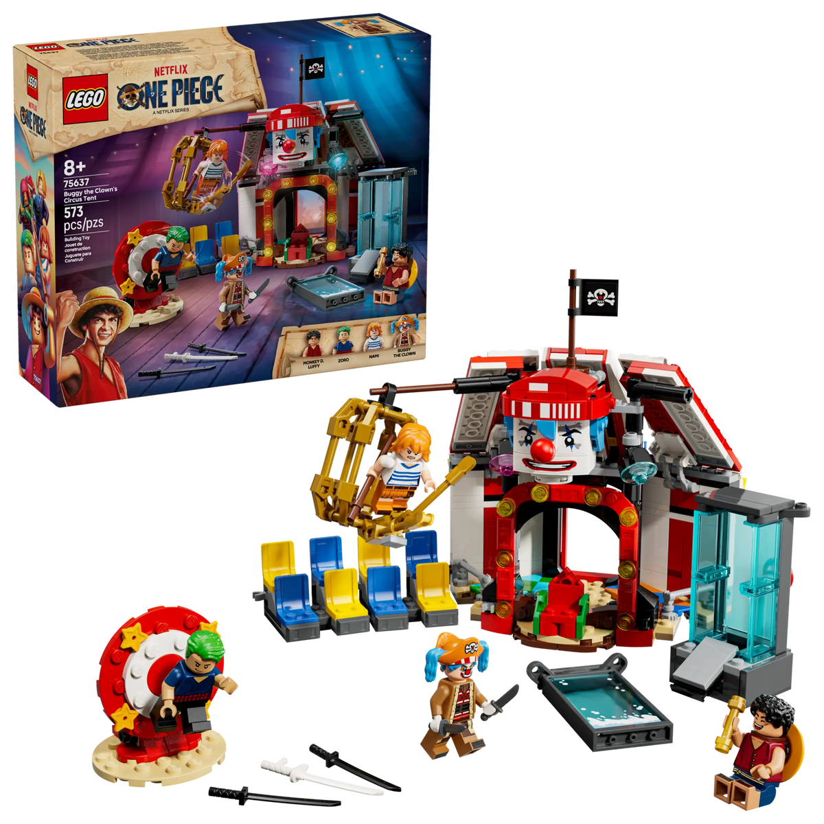 LEGO 75637 One Piece Buggy-Klovnin Sirkusteltta