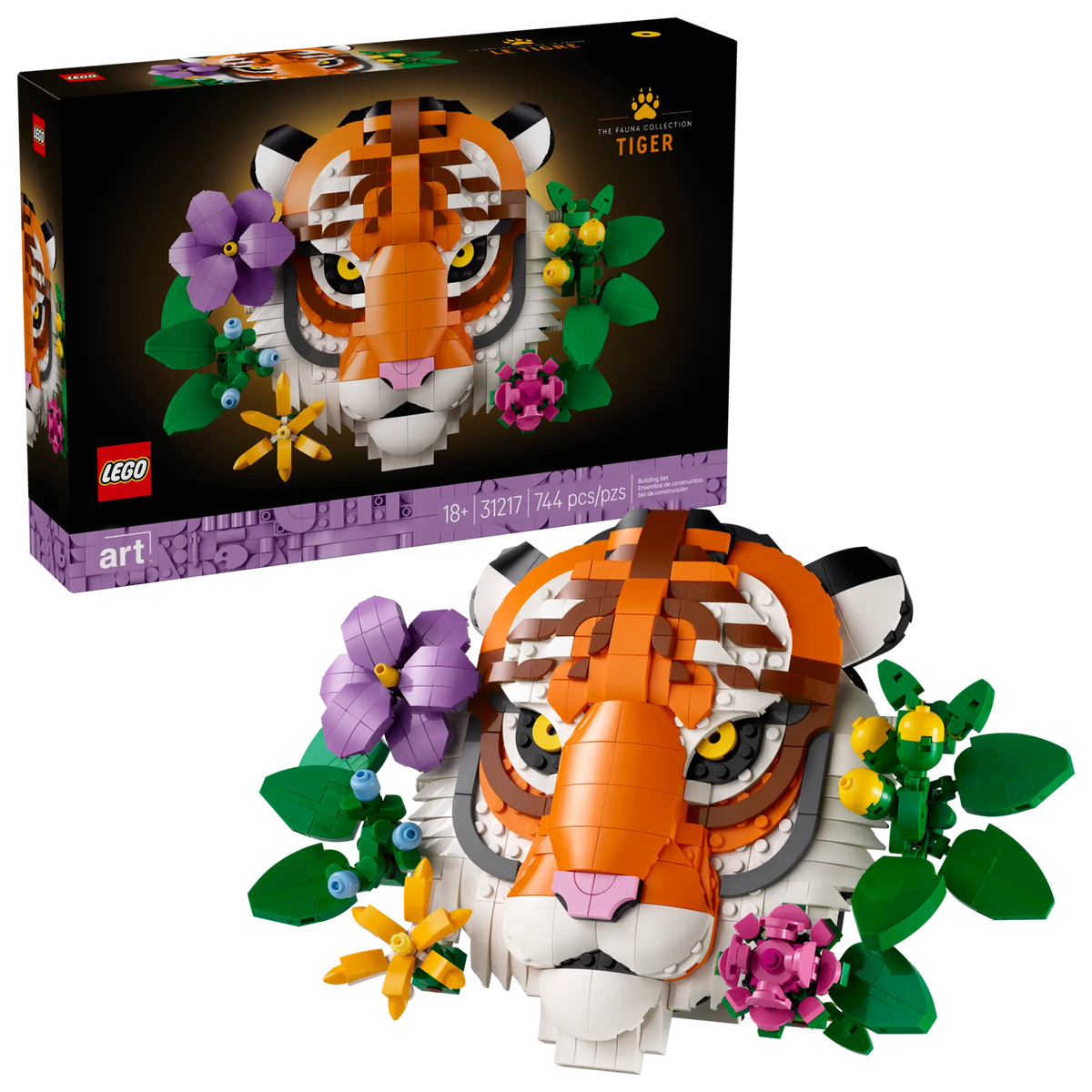 LEGO Art 31217 The Fauna Collection – Tiikeri