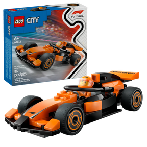 LEGO City 60442 F1®-kuljettaja ja McLaren-kilpa-auto
