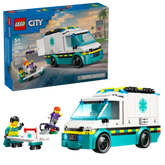 LEGO City 60451 Ambulanssi Hälytysajoihin