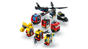LEGO City 60462 Helikopteri, Paloauto ja Sukellusvene