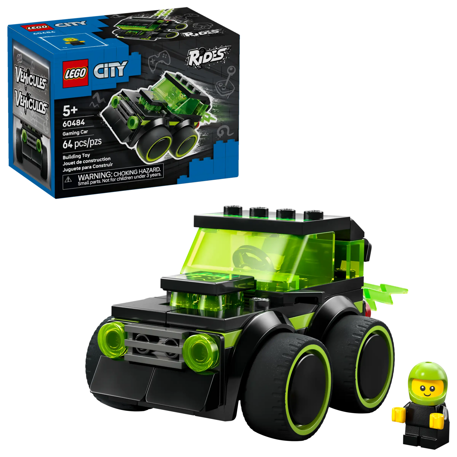 LEGO City 60484 Menopelit – Pelikilpa-auto