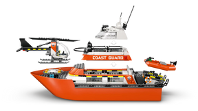 LEGO City 60504 Rannikkovartioston Pelastusalus ja Helikopteri
